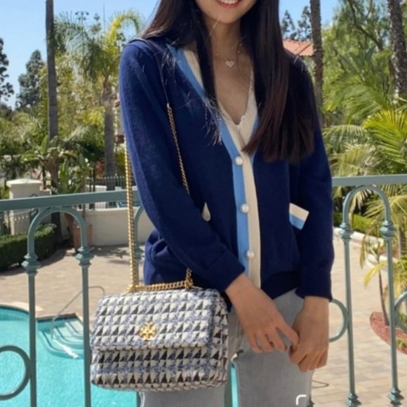 ✨NeW! Tory Burch Kira Tweeted Small Shoulder Bag - Picture 6 of 17